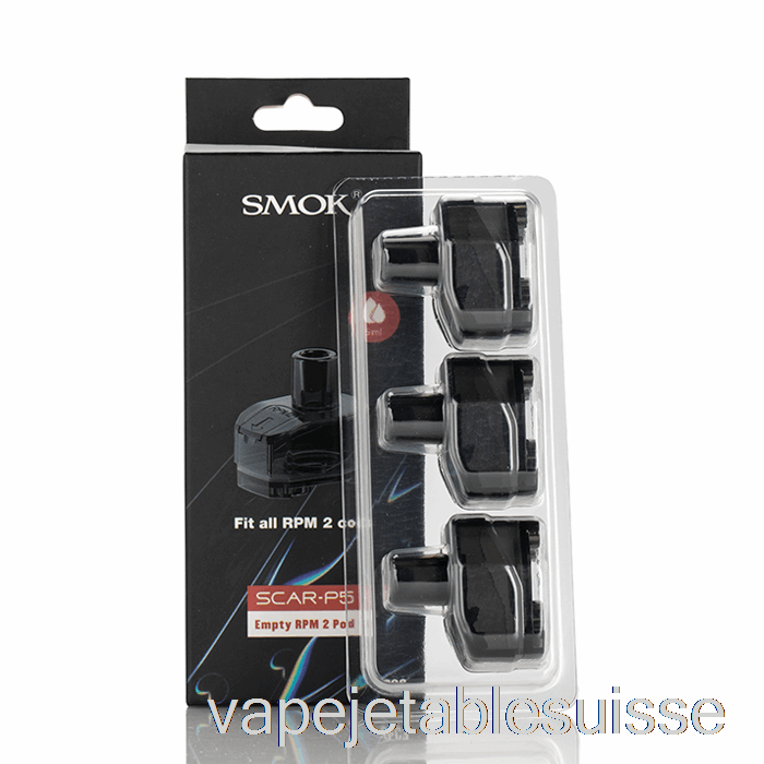 Vape Suisse Smok Scar-p5 Dosettes De Remplacement Rpm 2 Dosettes